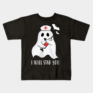 I WILL STAB YOU Kids T-Shirt